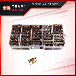 TeamAutoCare TAC6246 100 Pieces Automotive Standard ATO Blade Fuse 7.5A Replacement Kit with Storage Case and Fuse Puller for Cars  Trucks  Motorcycles