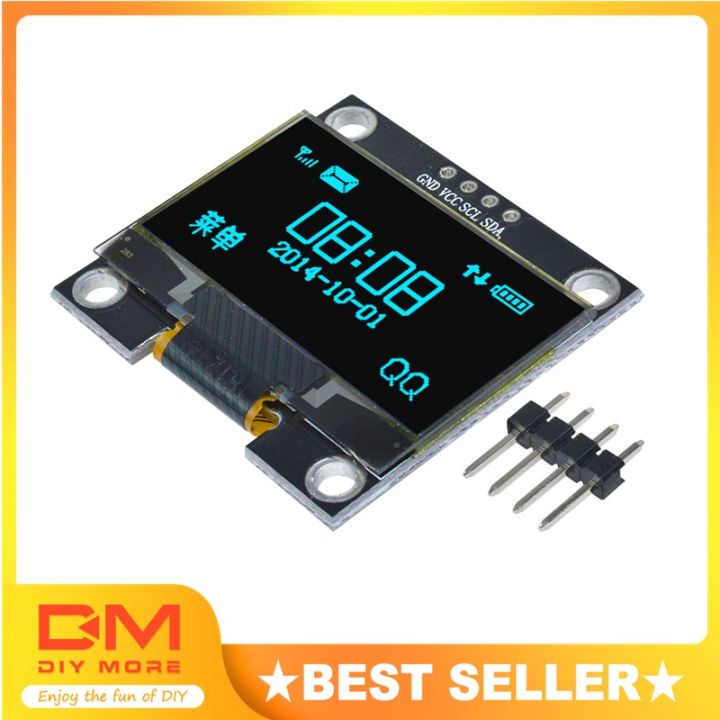 White 1.3 OLED Display Module 128x64 I2C For Arduino - 3-5V