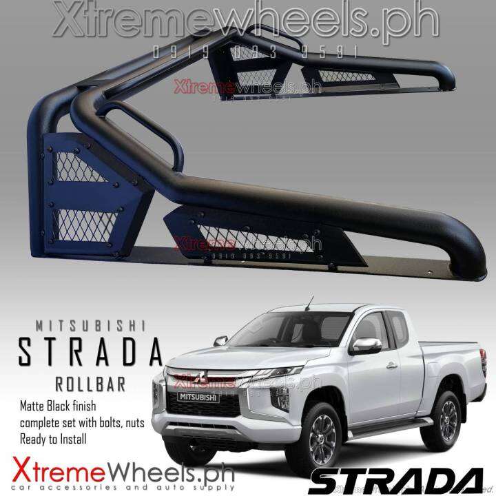 Mitsubishi Triton Strada 2015-2023 Pick Up Rollbar / Roll bar Mesh Type ...