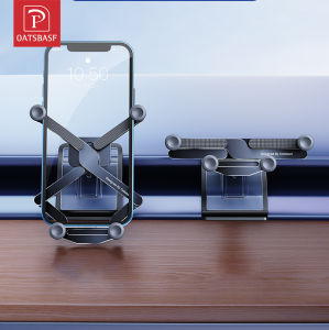 Oatsbasf Car Metal Gravity Phone Stand with Tesla MODEL 3/Y Custom Base