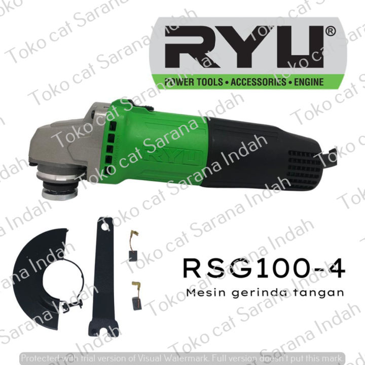 Senso Tangan Ryu RYU RSG100-4 MESIN GERINDA TANGAN RSG 100-4 RSG100 - 4 MESIN GRINDER ...