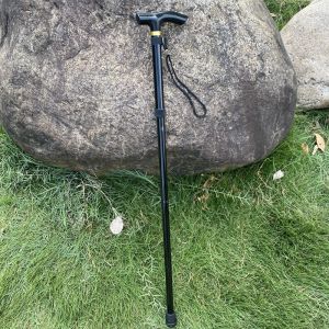 Outdoor aluminum alloy hiking poles Telescopic and foldable Non-slip walking stick for the elderly reinforced and adjustable 5 Festival