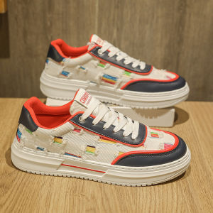 WEIZRU 2025 board shoes summer mens outdoor casual shoes canvas breathable comfortable trendy shoes mens shoes sports white shoes