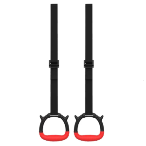 Gymnastic Rings Gym Rings for Kids Children Pull Up Gym Rings Trapeze Rod Home Exercise Rings Set with Strap