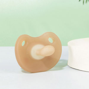 Hamshmoc Baby Pacifier Breast-Like Ergonomic Design One-Piece Molded Heat-Resistant For Infants 0-24 Months