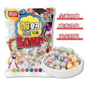 Genuine in Stock / Relive the flavor of the old super-sour gummy candies: a four-level sour candy mix that challenges acid lovers with ultra-sour prank treats for the New Year QWHG