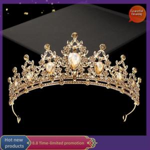 Graceful 2024 New Purple Bridal Crown Royal Queen Tiara Pageant Prom Bride Diadem Princess Wedding Crown Hair Accessories