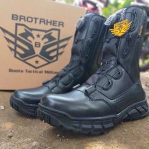 Sepatu PDL Tali Putar Kulit Devil Brother
