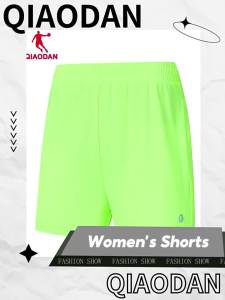Qiaodan Women Woven Running Shorts Quick-Dry Breathable Marathon Training Shorts XNK22241256R