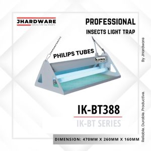 IKAWA PRO  IK-BT388 Professional Insects Light Trap + 2pcs Glueboard