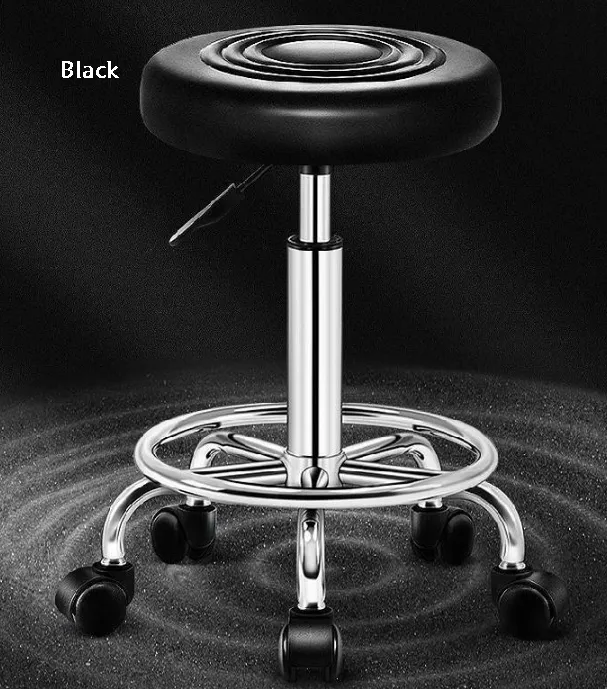 Adjustable Office Salon Stool Rolling, Bar Stool Chair Air Lift