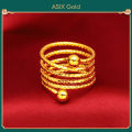 ASIX GOLD Original 916 Korea Gold Women's Bracelet Ring Set. 