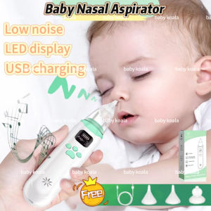 High quality Silent Electric Nasal Aspirator Rechargeable Baby Nose Cleaner Soft Silicone Not Hurt Nose Low Noise With Soothing Music Clean The Nasal Cavity of Newborn and Earwax Cleaner Tool