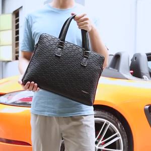 Cohnim kevin ใหม่กระเป๋าผู้ชายกระเป๋าถือหนังแท้กระเป๋าเอกสารแนวนอนธุรกิจกระเป๋าคอมพิวเตอร์สบายๆกระเป๋าสะพายข้าง