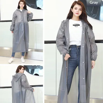 Dành cho người lớn toàn thân áo mưa không thấm nước với mui xe vật liệu EVA dày cho đi bộ ngoài trời và bảo vệ khỏi Mưa Nặng