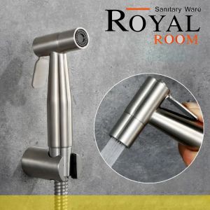 ROYAL ROOM Vòi xịt bồn cầu vòi kèm dây cao cấp Vòi Xịt Vệ Sinh Inox 304 Xịt Vệ Sinh Đầu Vòi Xịt Dây Xịt Inox 304 Nhập Khẩu