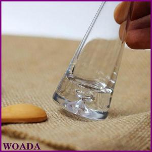 WOADA Transparent Flower Vase Small Vase Hydroponics Plant Flower Terrarium Luxury Room Table Home Decor Wedding Decoration