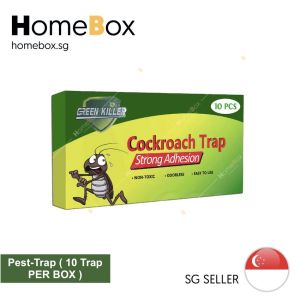 HomeBox 🇸🇬 10PCS Cockroach Trap Lizard Trap Sticker Glue Sticky Catcher Roach killer Pest Stop Home Car