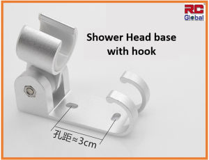 RC-Global Pressurized Bathroom Shower head with  Pipe & Holder set / High Turbo Pressure Shower Head Powerful Energy Water Saving Filter Bathroom