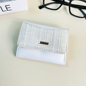 Dompet Lipat Wanita Kecil Mini Multifungsi Card Holder Cewek Fashion Wallet Kulit PU COD D108