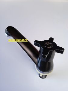 Kran Wastafel Baling babet zinc alloy metal Kran Cuci Tangan Keran Air Deras Halus pilih warna chrome krom atau black hitam atau putih