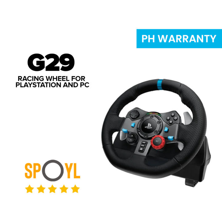 Logitech G29 Driving Force Steering Wheels & Pedals I Racing wheel for ...