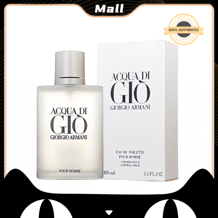 Original Acqua di Gio EDT 100ML Men's Perfume Fougere Notes Perfume ...