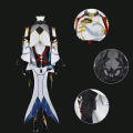 Genshin Impact Shenhe Cosplay Costume Shenhe Jumpsuit Wig Shen He Genshin Battle Suits Cosplay Anime Outfits. 