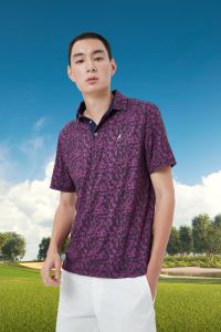 CASUAL BIRDIE - PURPLE PLUM POLO Performance Golf Polo/เสื้อกอล์ฟ