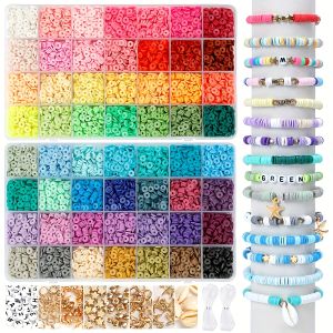 【🔥🔥Hot Sell】Polymer Clay Bead Set 12000 Pcs Clay Beads Bracelet Accessories Bracelet DIY