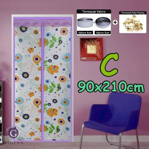 Tirai Magnet Premium EVA Gorden Magnet Anti Nyamuk Ruangan AC