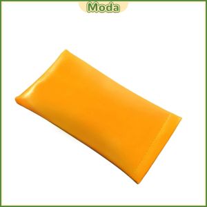 MO. PU Sunglasses Storage Bag Glasses Storage Pack Soft Leather Glasses Bag 1pc