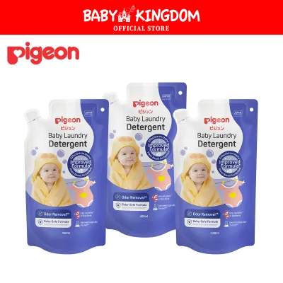 Pigeon Baby Eco-Friendly Laundry Detergent Refill Pack 450ml (3 Refills / 6 Refills / 12 Refills / 18 Refills / 24 Refills)(Promo)