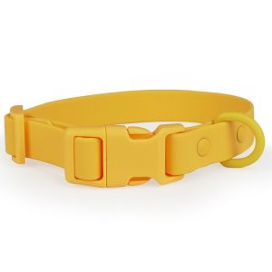 HOUCHU Adjustable Pet Collar Pet Identification Elastic Webbing Safety Buckle Chain Soft Rustproof Waterproof Dog Collar Puppies