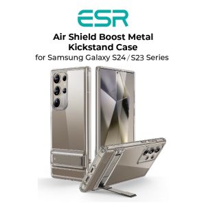 ESR Samsung Galaxy S24 / S24 Plus / S24 Ultra Air Shield Boost Metal Kickstand Case