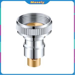 Masely Washing Machine Faucet Adapter Nozzle Full-automatic Anti -Falling Water Stop Valve 1/2" Adapter