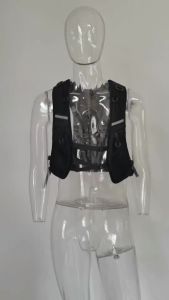 Summer Mens Functional Tactical Vest Fsahion Reflective Lightweight Cycling Running Storage Phone Bag Waistcoat 12Z1547