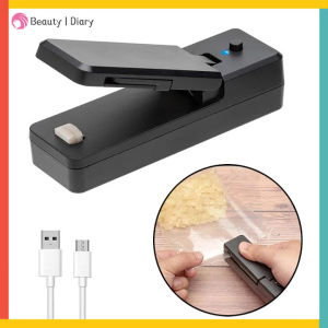 1Pc Rechargeable Sealing Machine Portable Household USB Charging Sealing Clip Snack Bag Mini Heat Sealing Machine Plastic Bag Sealer