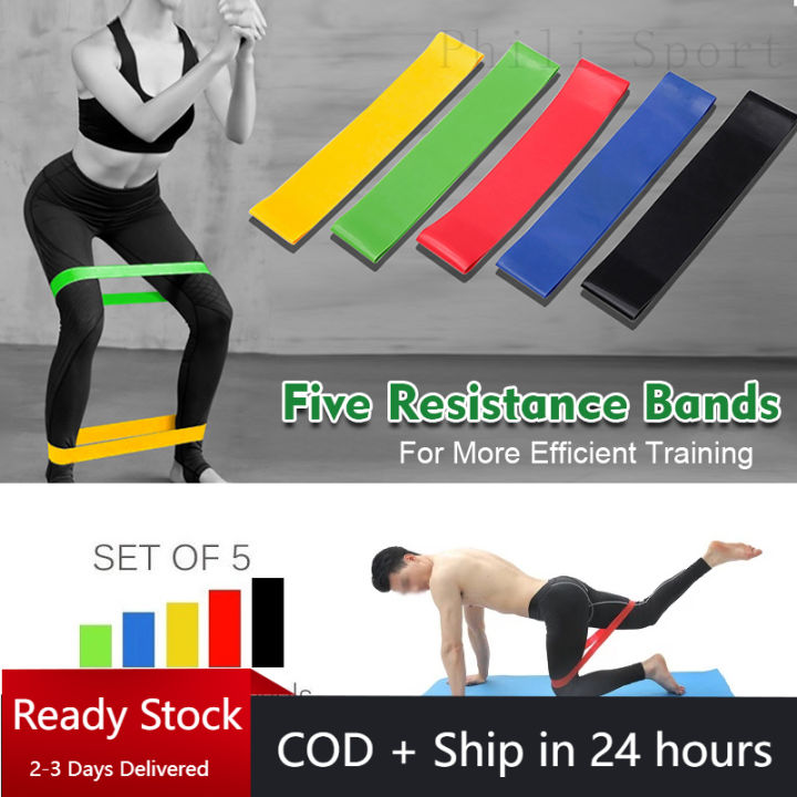 10-30 Lbs Legs Butt Resistance Bands Yoga Rubber Loop Anti-Slip