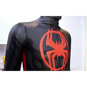 ≮914≯ : Across the Spider-Verse Miles Halloween cos Clothing childrens headwear clothing cosplay Jumpsuit