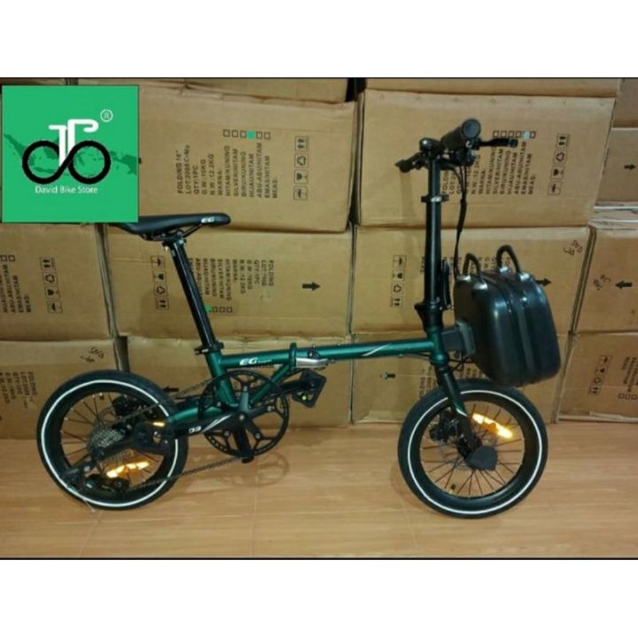 Sepeda Lipat 16 Evergreen Maximus Chromoly 9spd (Model persis Troy)  Lazada Indonesia