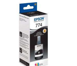Epson INK รุ่น T774100 (BLACK) ของแท้ สำหรับเครื่อง L-SERIES For Epson M100M200L655L1455 (ของแท้)