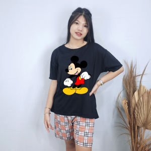 GS - Setelan Kotak Wanita Mikii // Setelan Wanita Kotak Mickey
