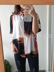 NANDO KEMEJA FANCY MOTIF ATASAN WANITA BAHAN RAYON GRADE A MOTIF EKSLUSIF FIT L/XL SAMPAI XXXL JUMBO
