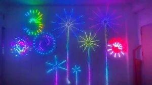 2026 NEW LED Firework Fairy Lights Christmas lights In/Outdoor Decorations RGB Smart Flexible Strip Lights for Home Dream Color Lamp