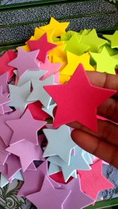 10 pcs hiasan dinding bintang kupu kamar jendela sekolah TK Paud Kantor