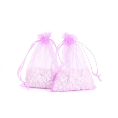 St.kunkka 10pcs/Bag Adjustable Drawstring Organza Bags Jewelry Packaging Bags Candy Wedding Bags Wholesale Gifts Pouches