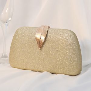 FEELING WELL Glitter Evening Banquet Bag Sequin Large Capacity Box Handbag Retro Mobile Phone Pouch Shoulder Bag Party
