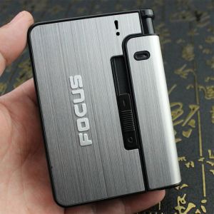 Focus Durable and Sturdy Cigarette and Lighter Case/Dual Purpose Case for 9pcs Cigarette Portable and Handy