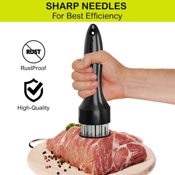 Advanced Home Stainless Steel Meat Tenderizer Tender Meat Needle Steel